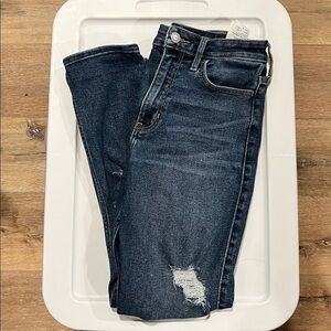 Hollister Ultra High-Rise Dark Blue Jeans Size 3